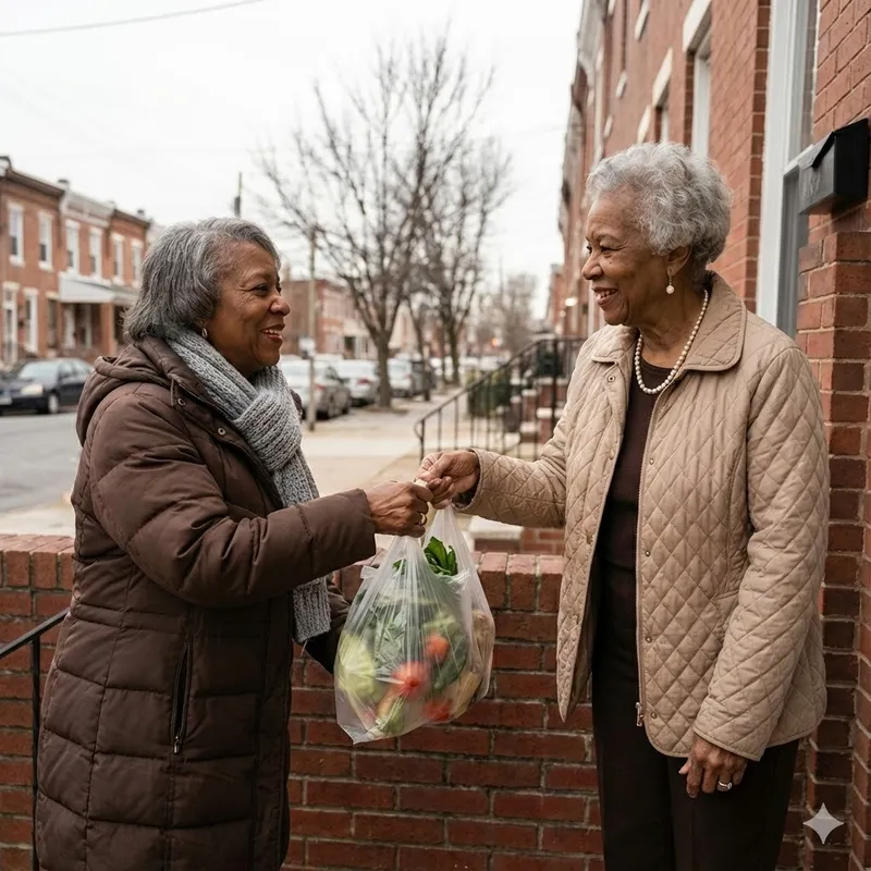 Caregivers connecting and supporting one another